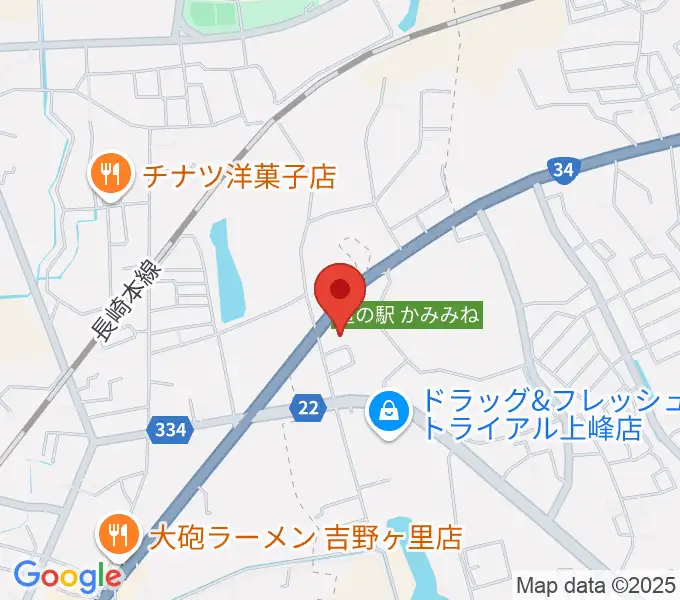 ゲオ佐賀上峰店の地図