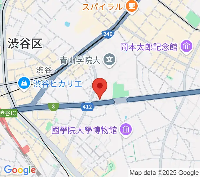 青山蜂の地図