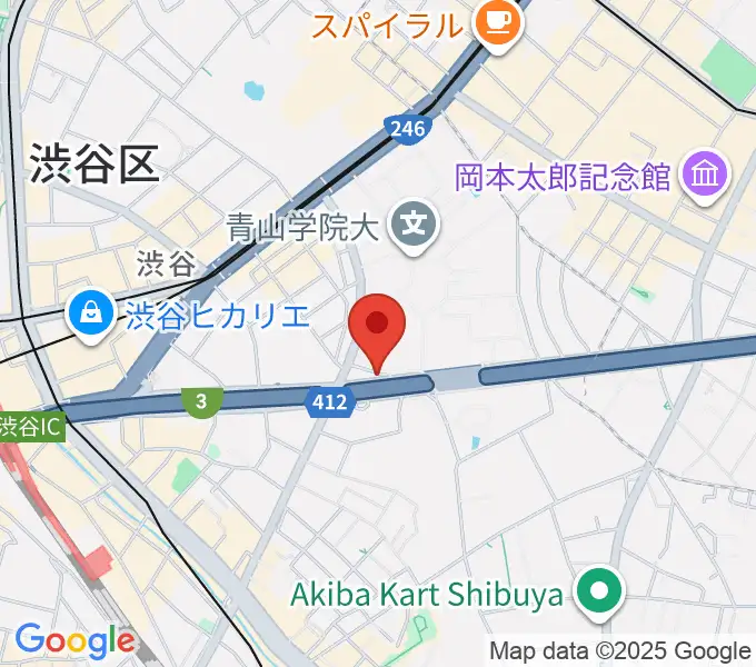 青山蜂の地図