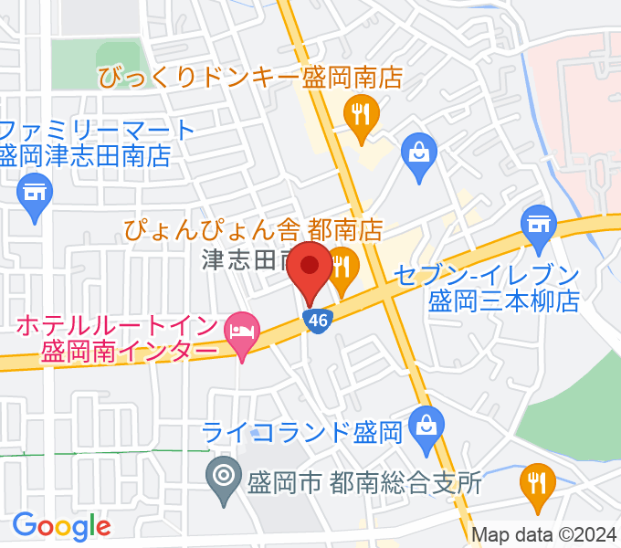 TSUTAYA 盛岡南店の場所