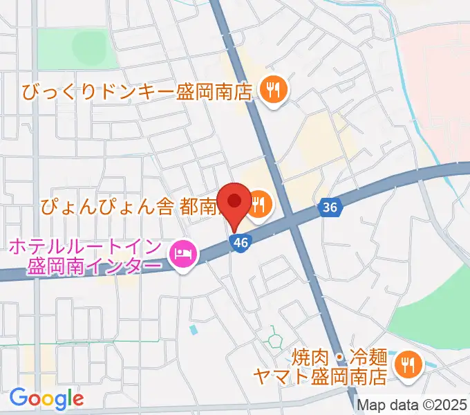 TSUTAYA 盛岡南店の地図