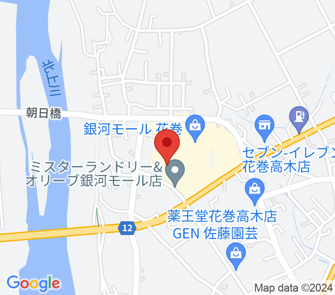 TSUTAYA 花巻店の場所