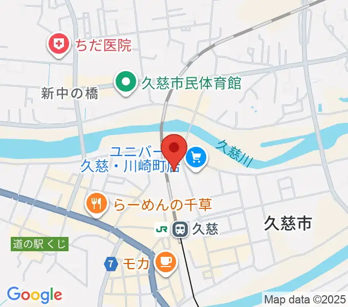 TSUTAYA 久慈店の地図