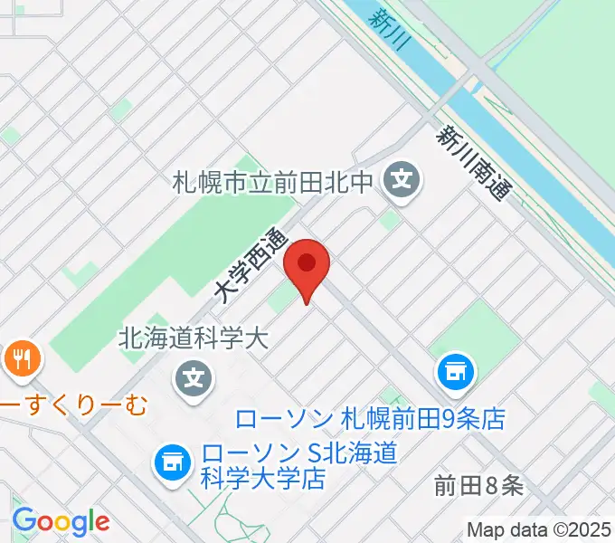 佐藤ピアノ教室の地図