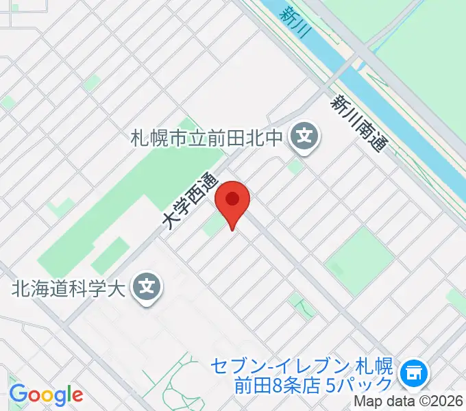 佐藤ピアノ教室の地図