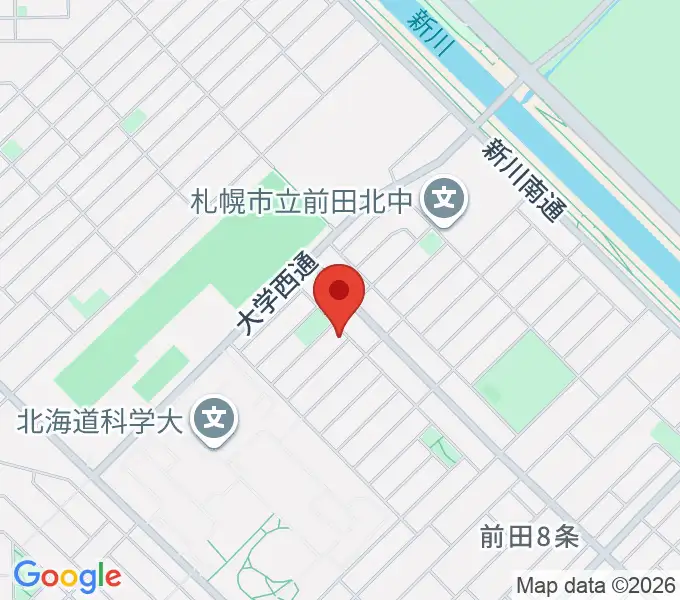 佐藤ピアノ教室の地図