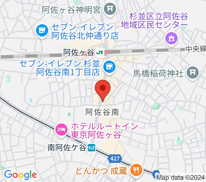 阿佐ヶ谷ネクストサンデーの地図