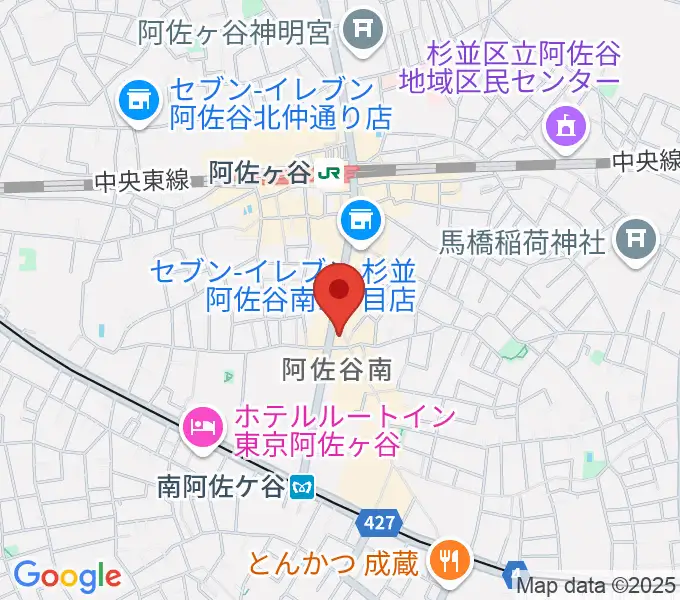 阿佐ヶ谷ネクストサンデーの地図