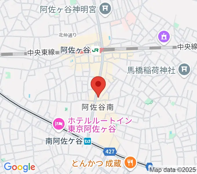 阿佐ヶ谷ネクストサンデーの地図