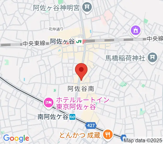 阿佐ヶ谷ネクストサンデーの地図