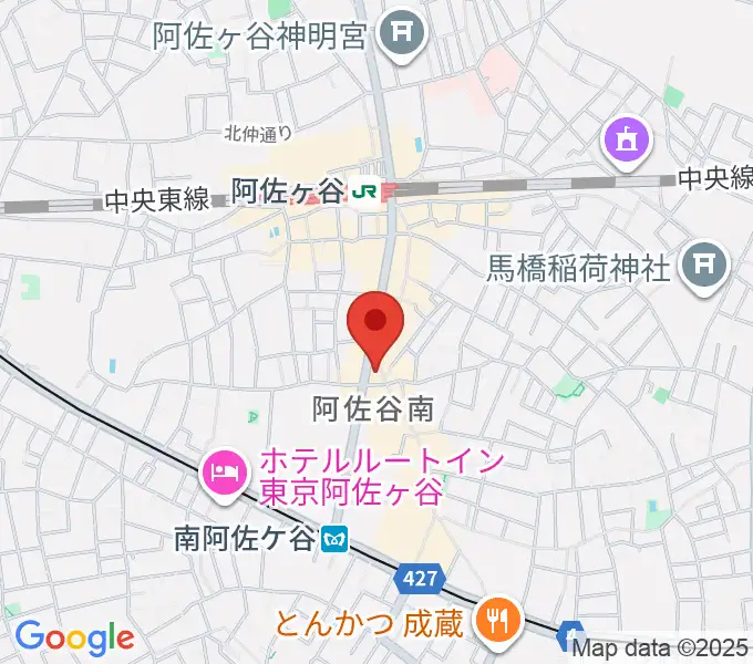 阿佐ヶ谷ネクストサンデーの地図