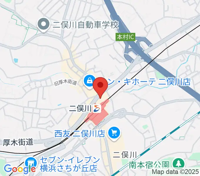 横浜市旭区民文化センターサンハートの地図