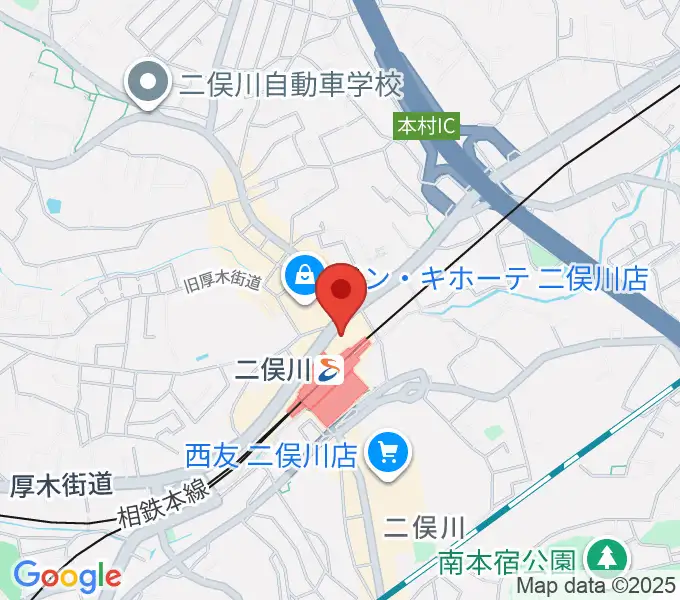 横浜市旭区民文化センターサンハートの地図