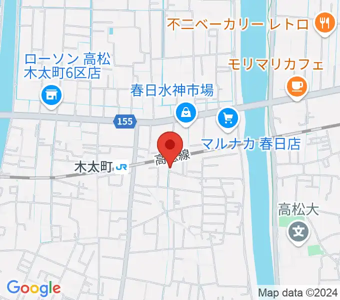 MK MUSIC STUDIOの地図