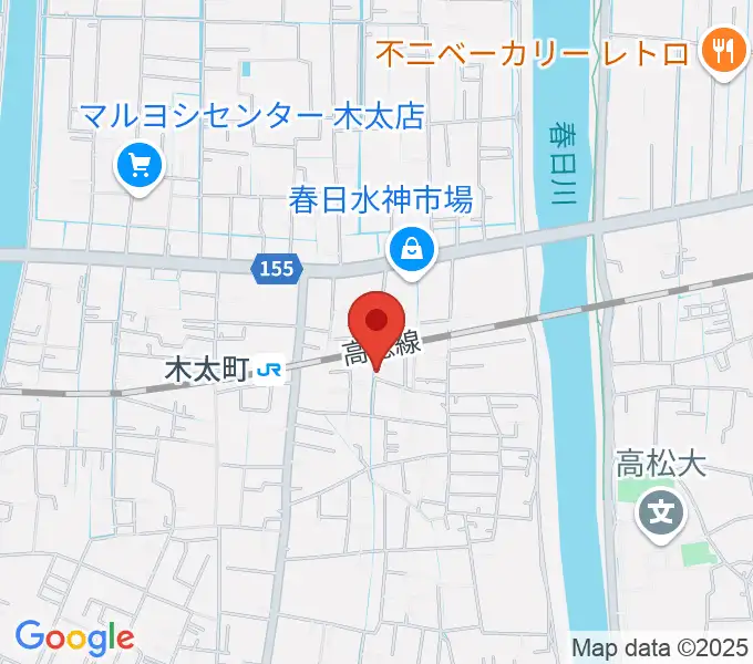 MK MUSIC STUDIOの地図
