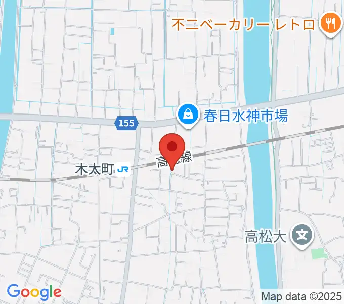 MK MUSIC STUDIOの地図