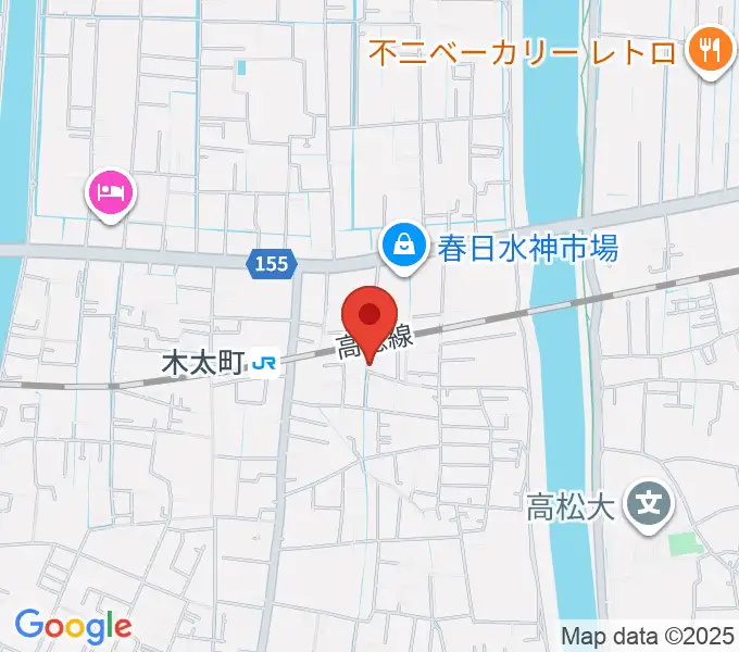 MK MUSIC STUDIOの地図
