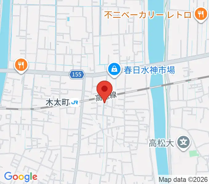 MK MUSIC STUDIOの地図