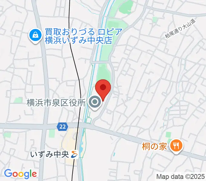 横浜市泉公会堂の地図