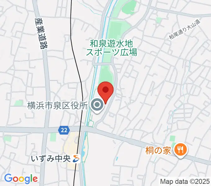 横浜市泉公会堂の地図