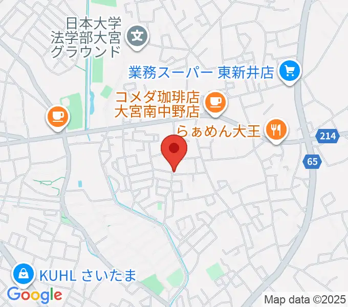 森山バイオリン教室の地図