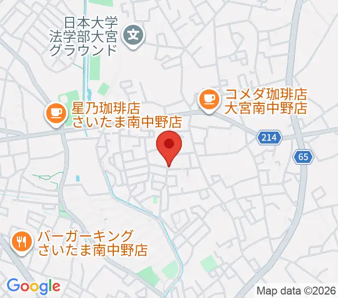 森山バイオリン教室の地図
