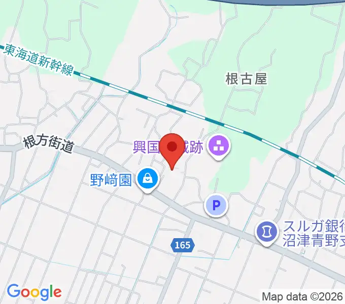 ピアチェ音楽教室の地図