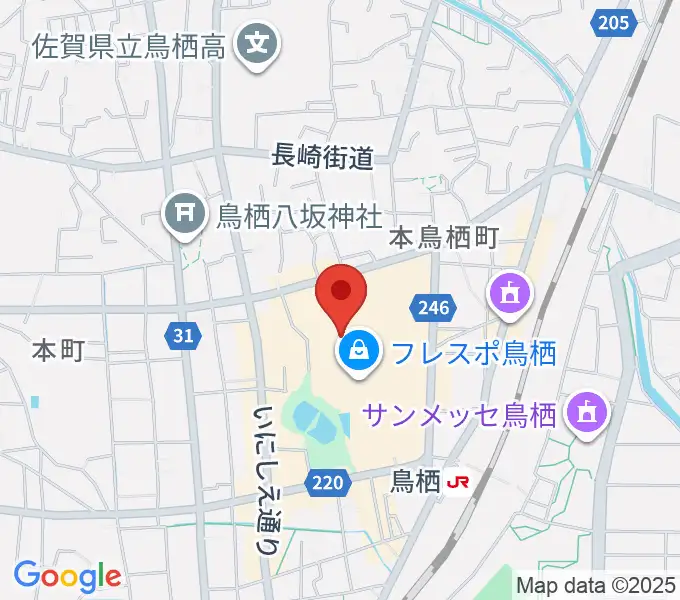 TSUTAYA 鳥栖店の地図