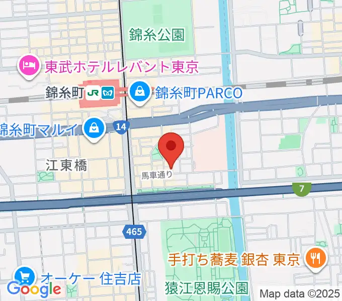 錦糸町パピーズの地図