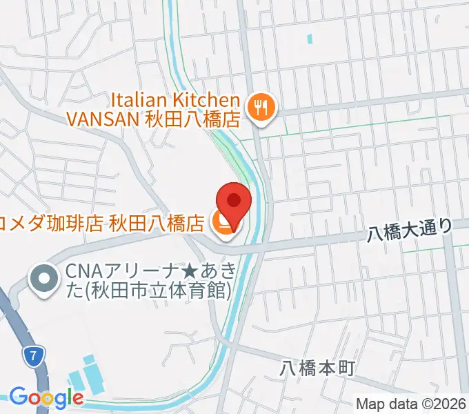 ゲオスーパーブックス八橋店の地図