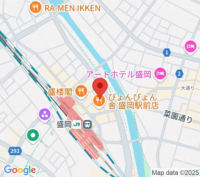 盛岡グローブの地図