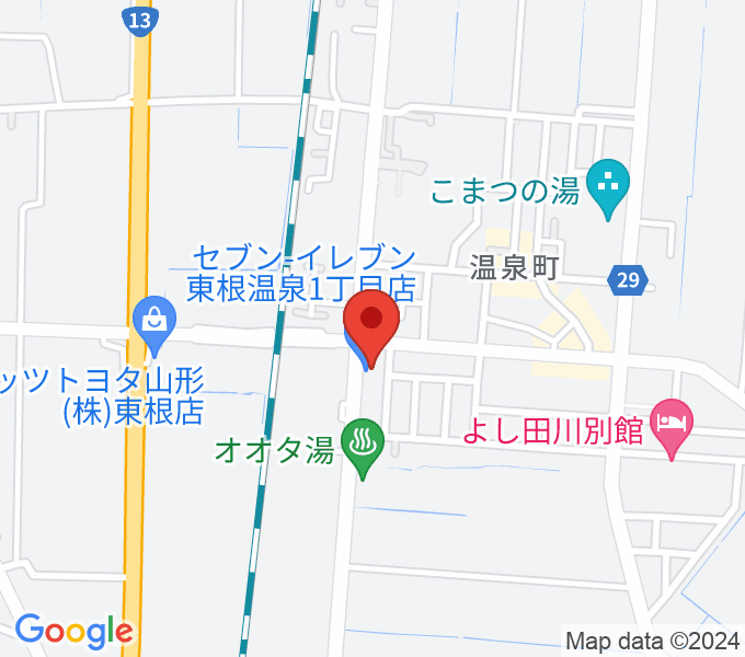 TSUTAYA 東根店の場所