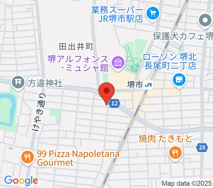 サムズ・レコード・ショップ堺店の地図