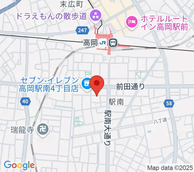 本田麻優美の胡弓教室の地図