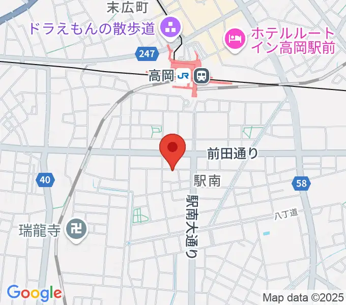 本田麻優美の胡弓教室の地図