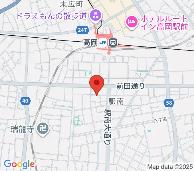 本田麻優美の胡弓教室の地図