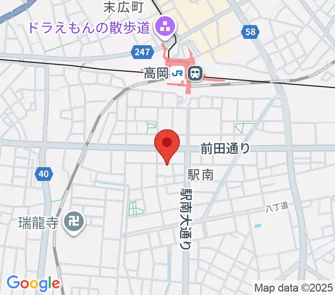 本田麻優美の胡弓教室の地図