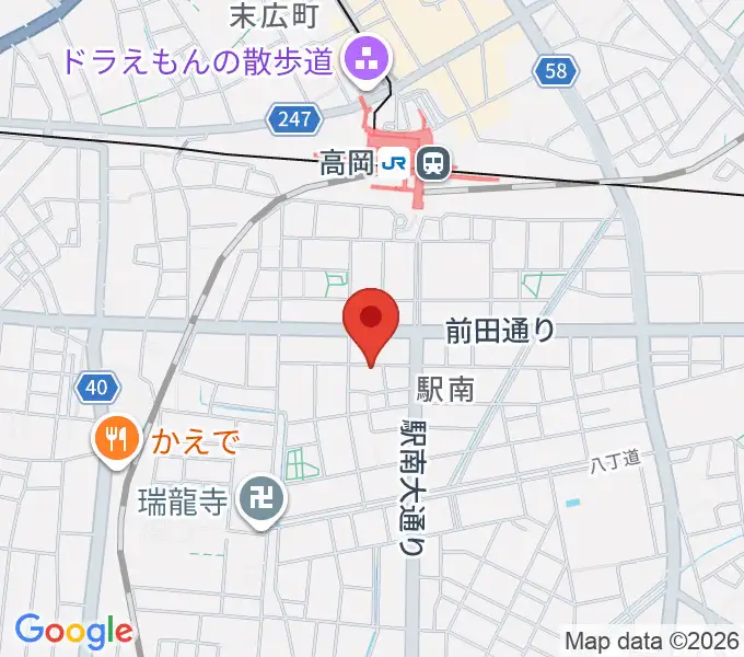 本田麻優美の胡弓教室の地図