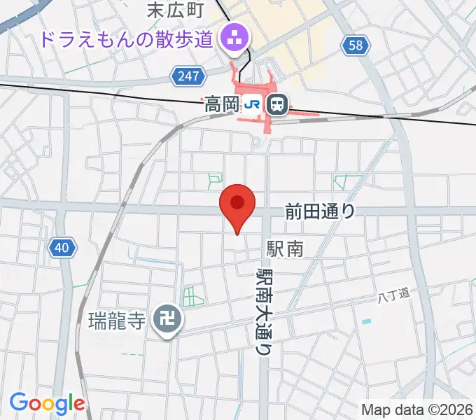 本田麻優美の胡弓教室の地図