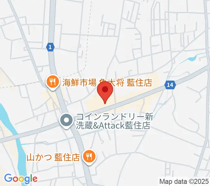 ゲオ藍住店の地図