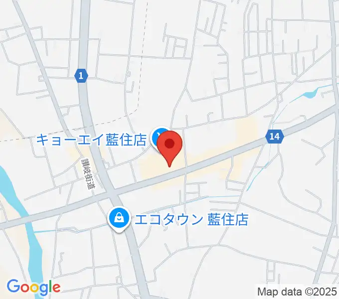 ゲオ藍住店の地図
