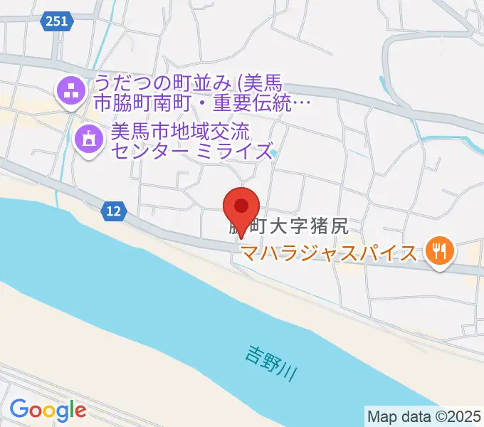 ゲオ脇町店の地図