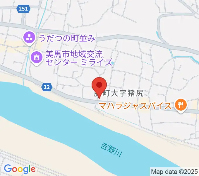 ゲオ脇町店の地図