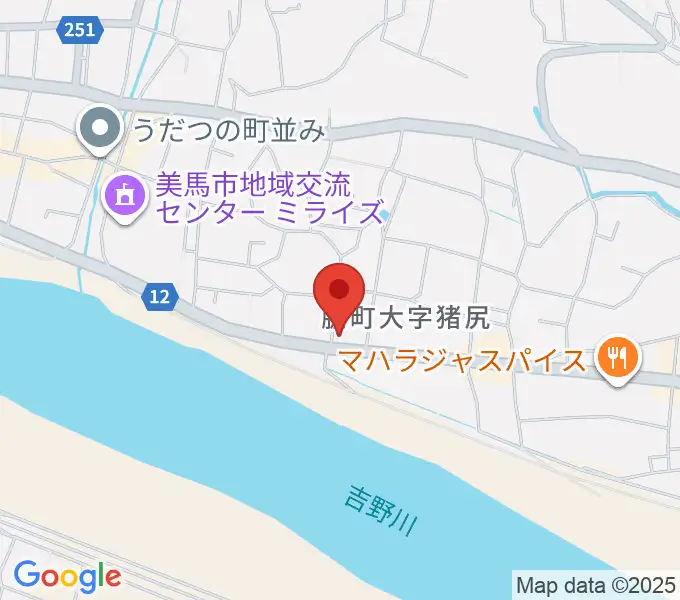 ゲオ脇町店の地図