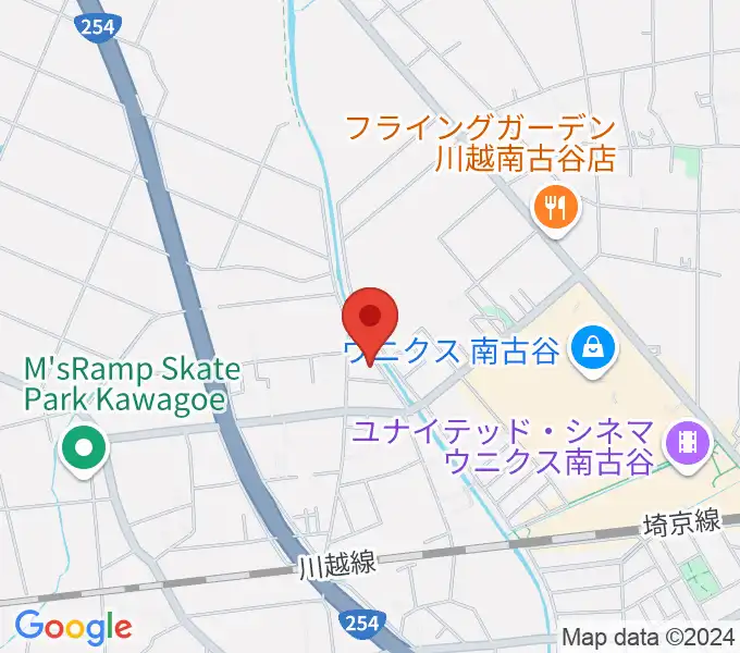 Musica Rossaヴァイオリン教室の地図