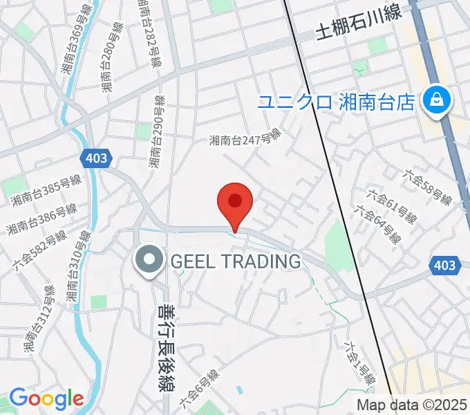 ギター・ウクレレ・ピアノ教室リトルアイランドの地図