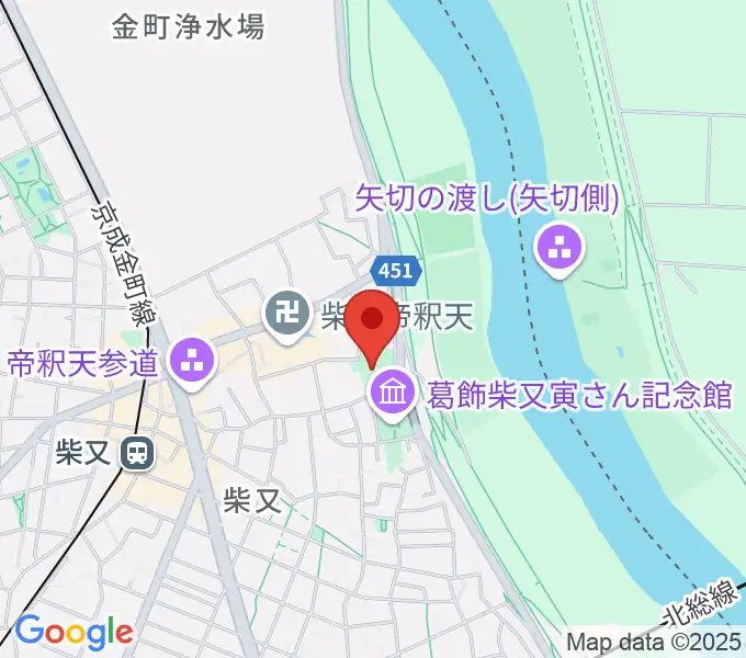 山本亭の地図