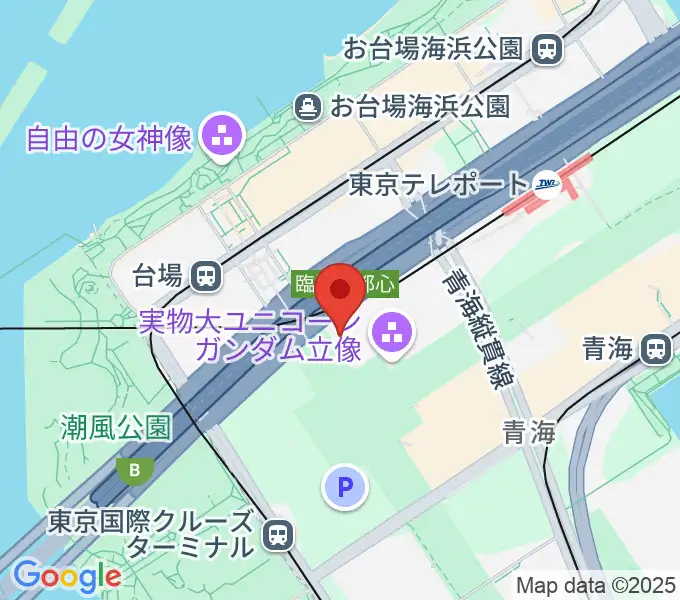 TOWERminiダイバーシティ東京 プラザ店の地図