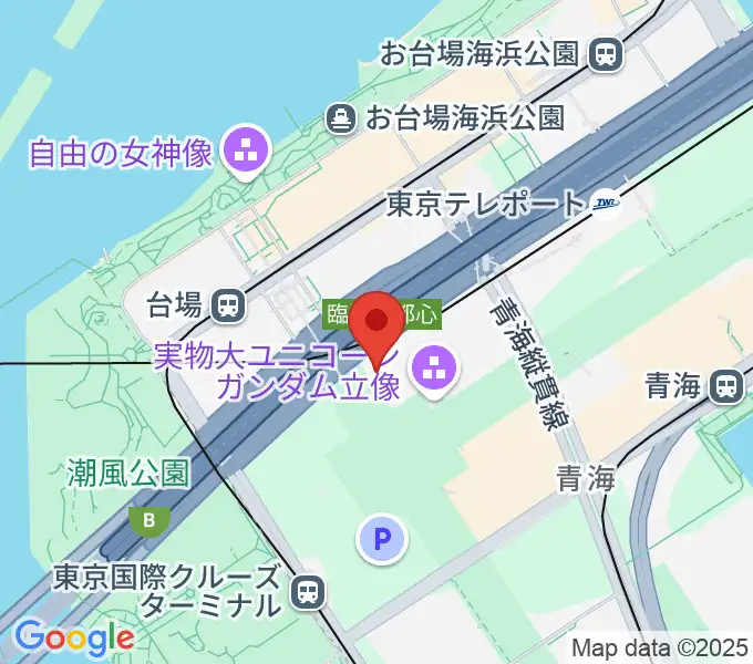 TOWERminiダイバーシティ東京 プラザ店の地図
