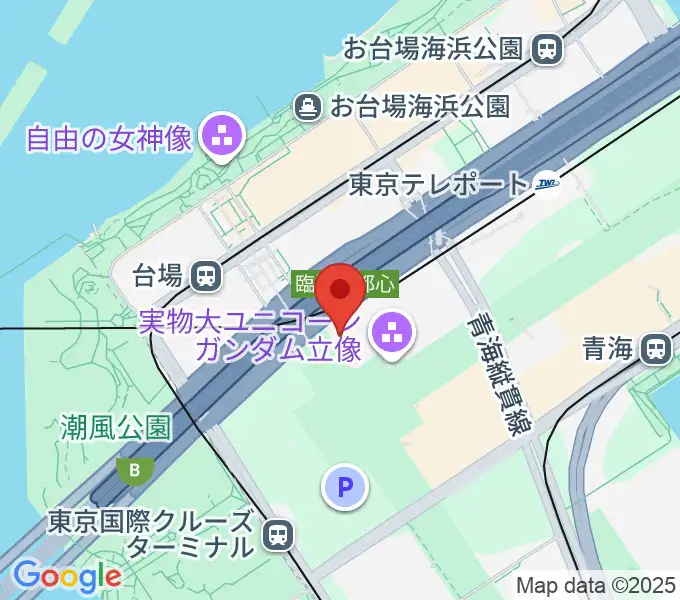 TOWERminiダイバーシティ東京 プラザ店の地図